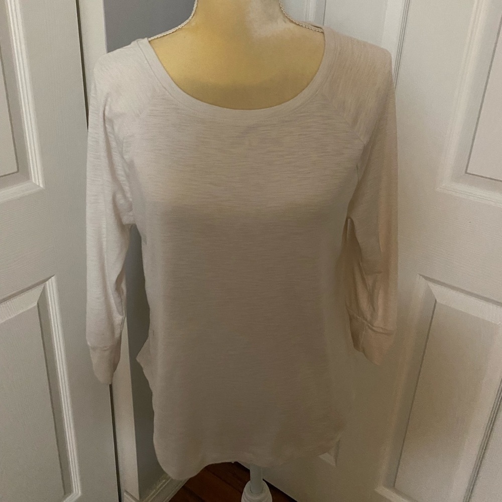 Mossimo Supply Co. Cream Long Sleeve Tee.